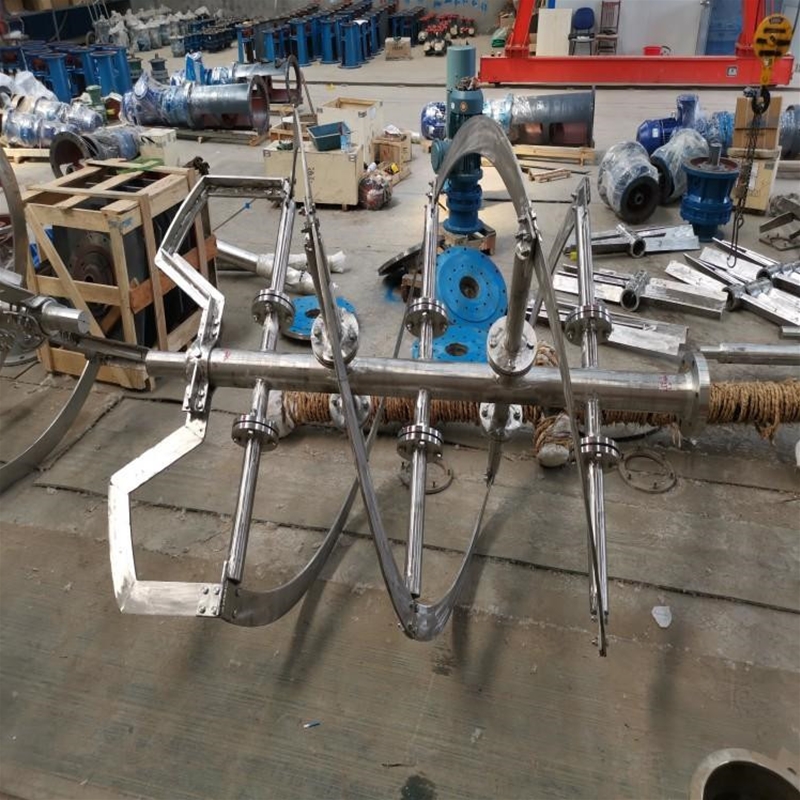 Spiral belt mixer