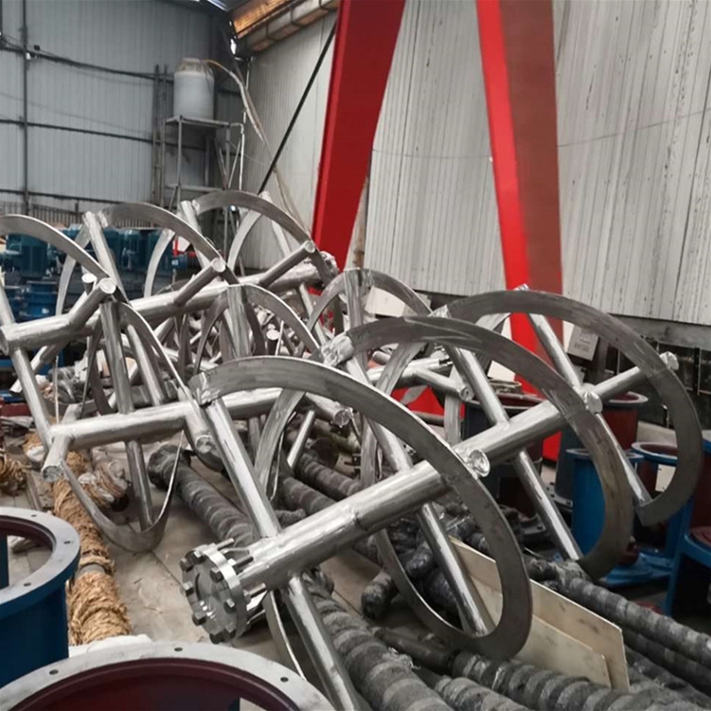 Spiral belt mixer